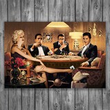 Wall Stickers: Hollywood poker stars 3