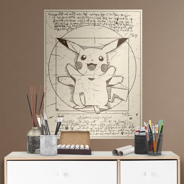 Pikachu Vitruvian Man 1/1