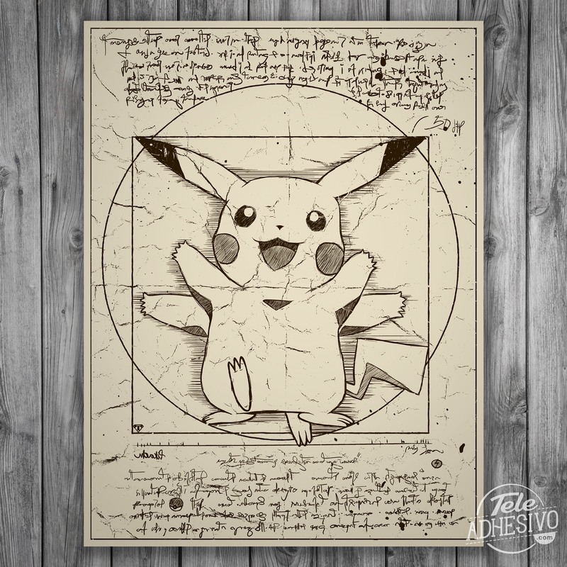 Pikachu Vitruvian Man 2/4
