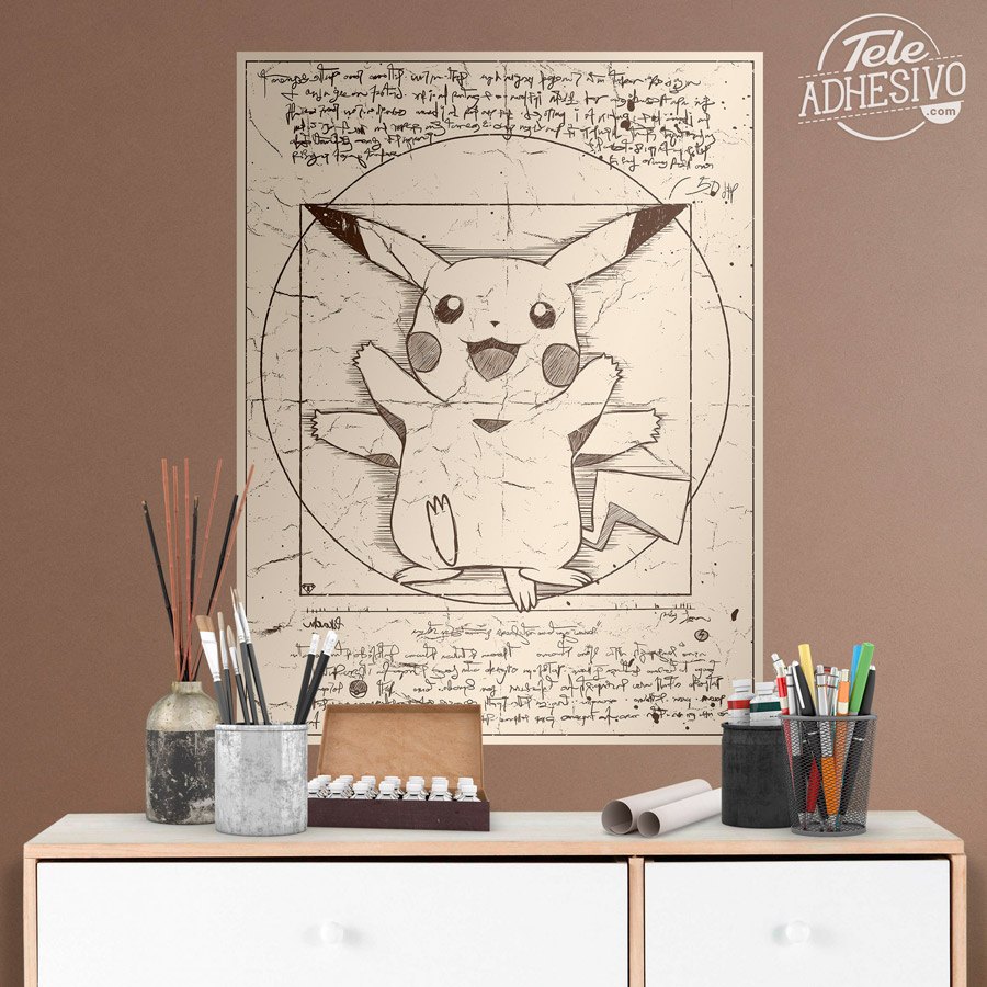 Pikachu Vitruvian Man 4/4