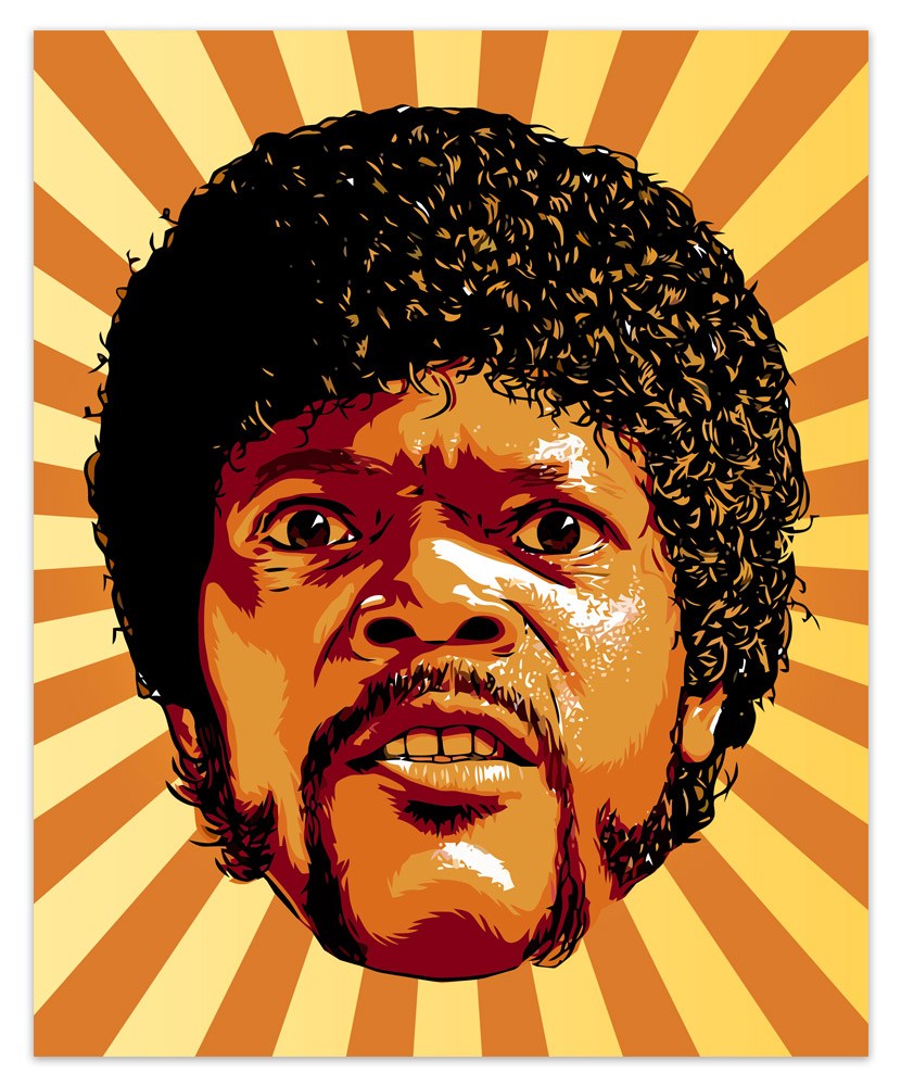 Wall Stickers: Jules Winnfield, Pulp Fiction