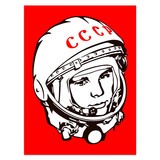 Wall Stickers: Poster Astronaut Yuri Gagarin 4