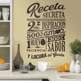 Wall Stickers: Secret recipe - spanish 2