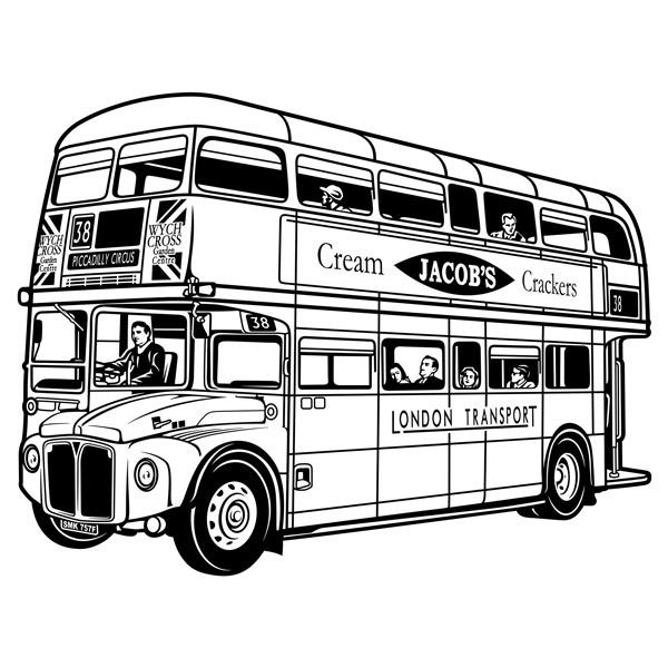 Wall Stickers: Routemaster bus