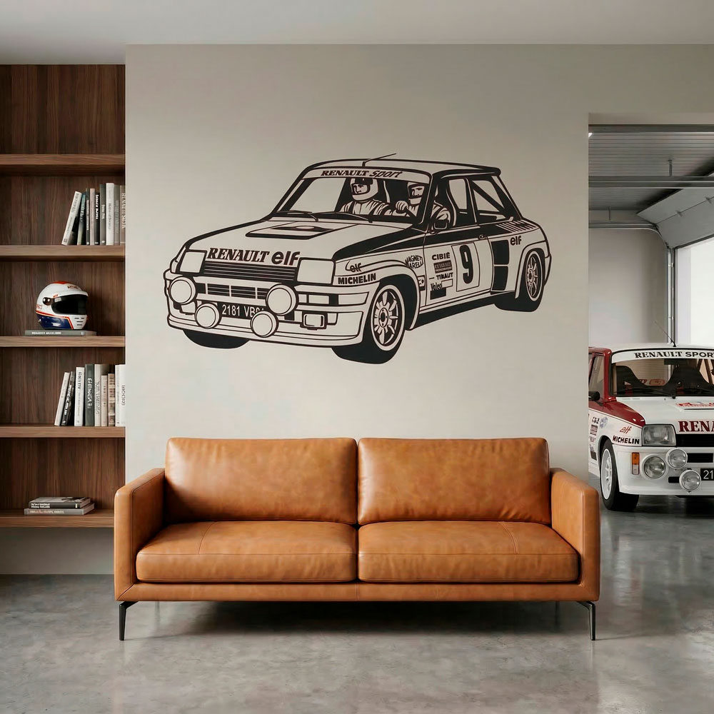 Wall Stickers: Renault 5 Turbo Rally