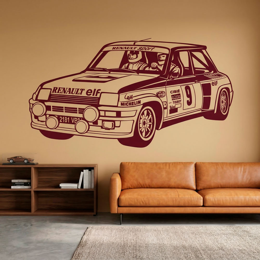 Wall Stickers: Renault 5 Turbo Rally