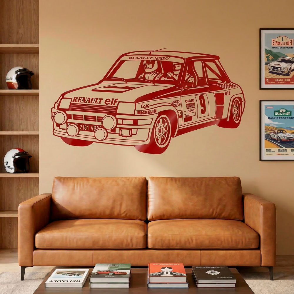 Wall Stickers: Renault 5 Turbo Rally