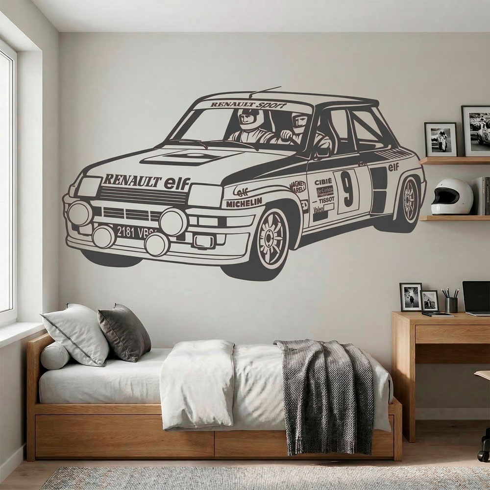 Wall Stickers: Renault 5 Turbo Rally