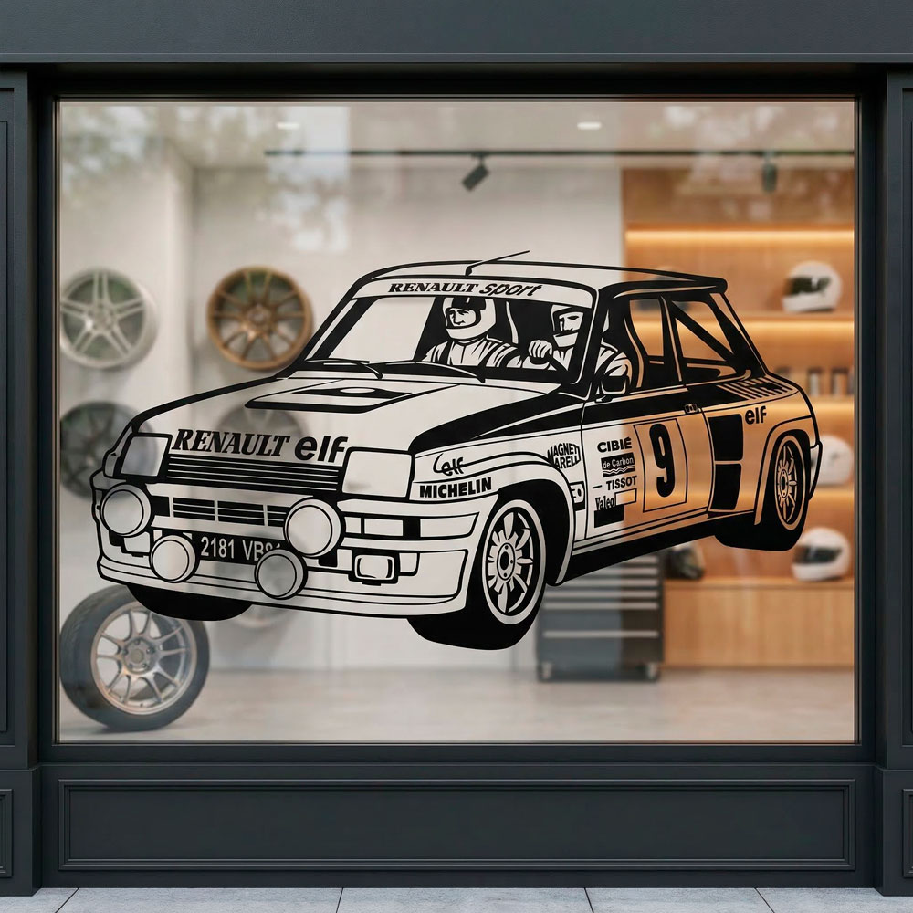 Wall Stickers: Renault 5 Turbo Rally