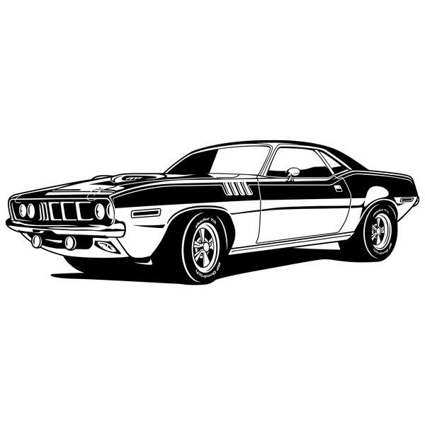 Wall Stickers: Ford Mustang Muscle Car