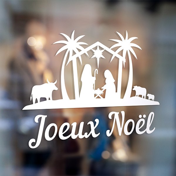 Wall Stickers: Joyeux Noël in the Bethlehem portal