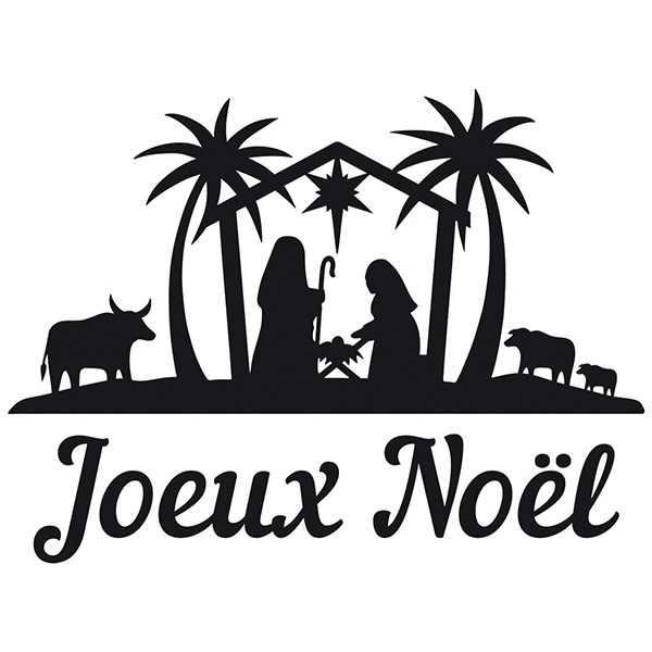 Wall Stickers: Joyeux Noël in the Bethlehem portal