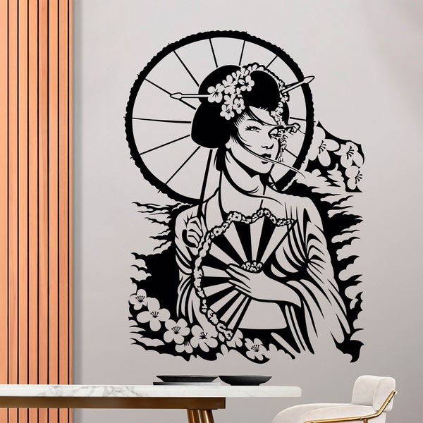 Wall Stickers: Japanese Geisha