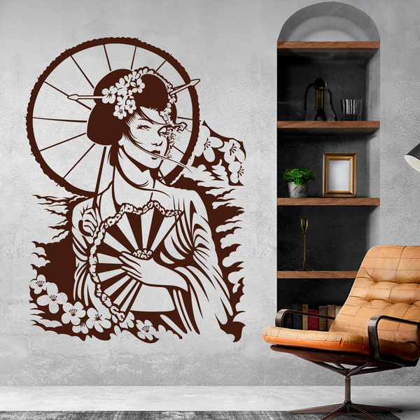 Wall Stickers: Japanese Geisha