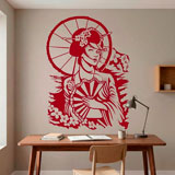 Wall Stickers: Japanese Geisha 12