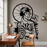 Wall Stickers: Japanese Geisha 13