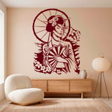 Wall Stickers: Japanese Geisha 15