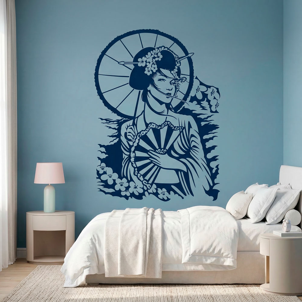 Wall Stickers: Japanese Geisha