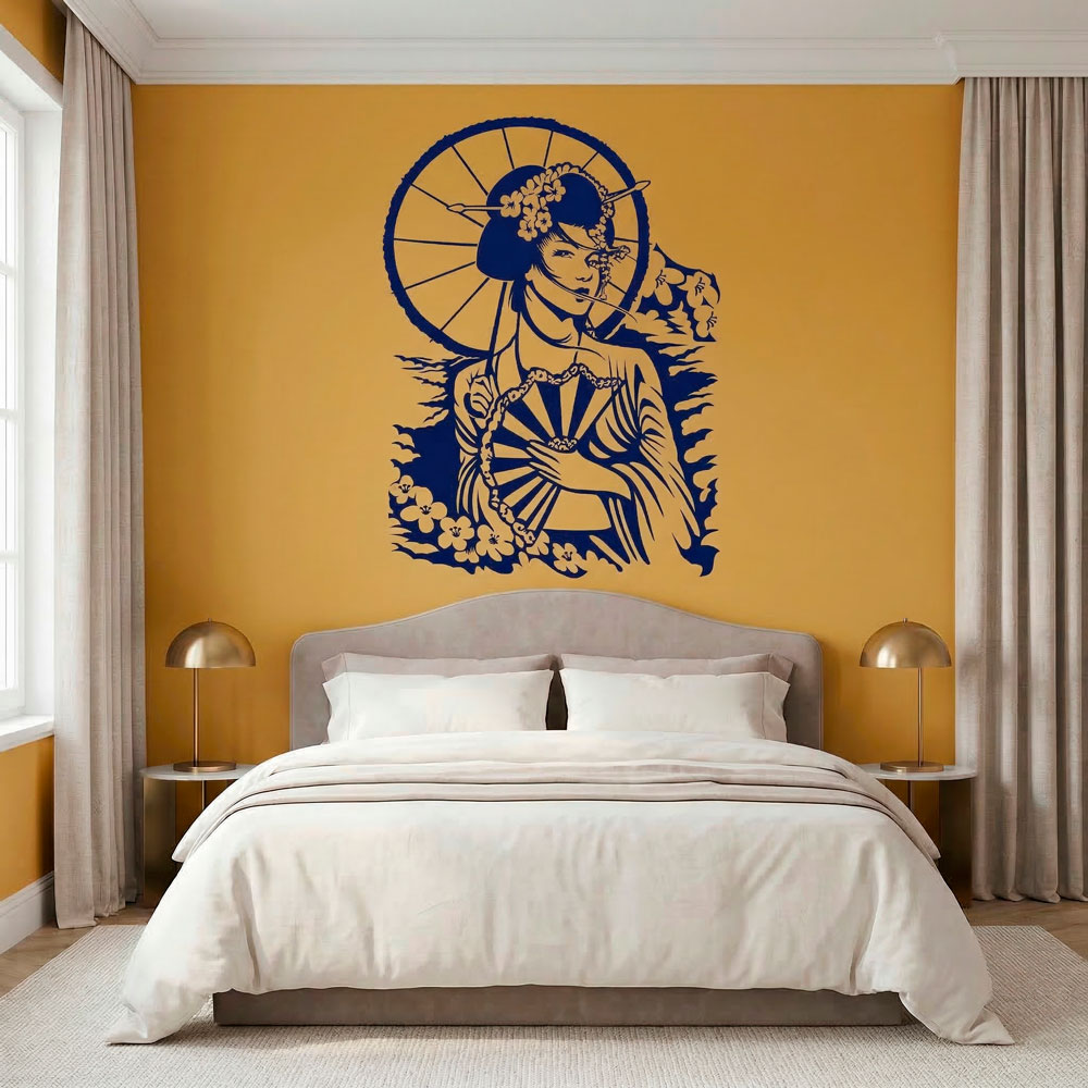 Wall Stickers: Japanese Geisha
