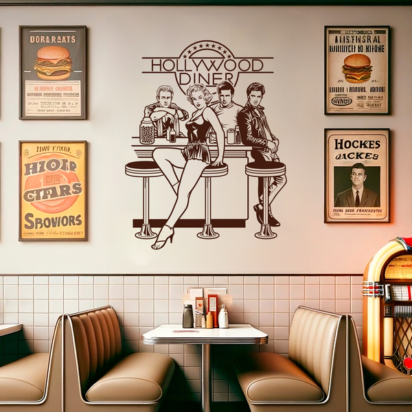 Wall Stickers: Hollywood Diner