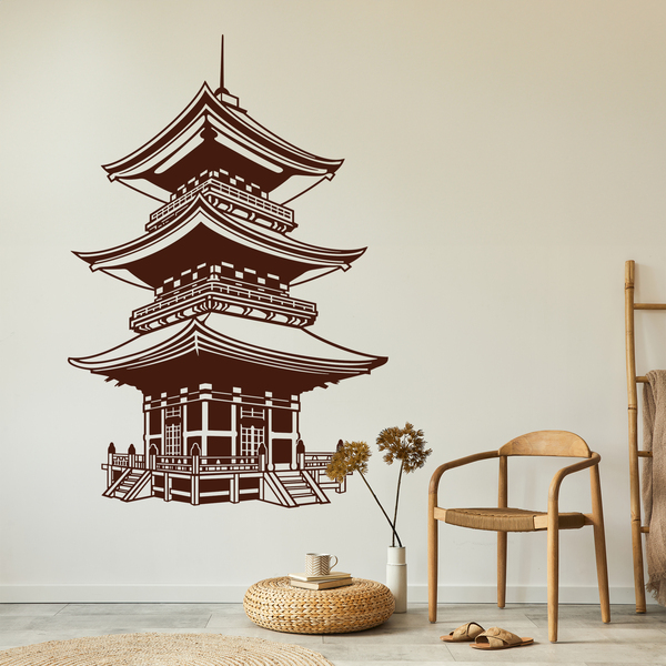 Wall Stickers: Buddhist Temple of Japan