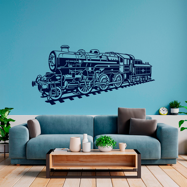 Wall Stickers: Steam train locomotive