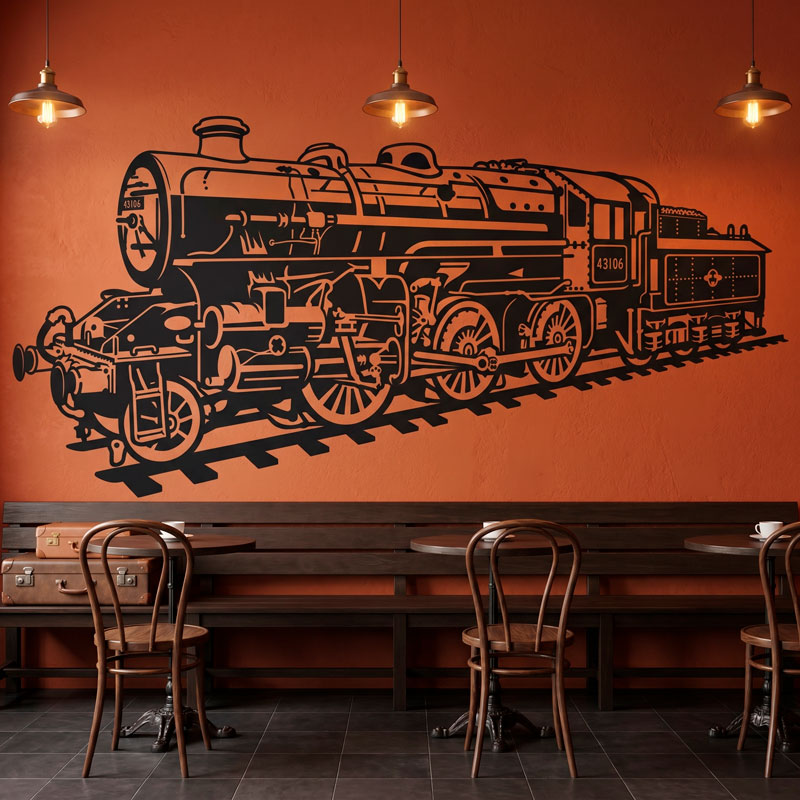 Steam train locomotive 8