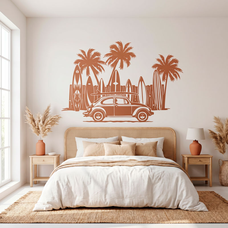 Volkswagen, surfboards and palm trees 5/9