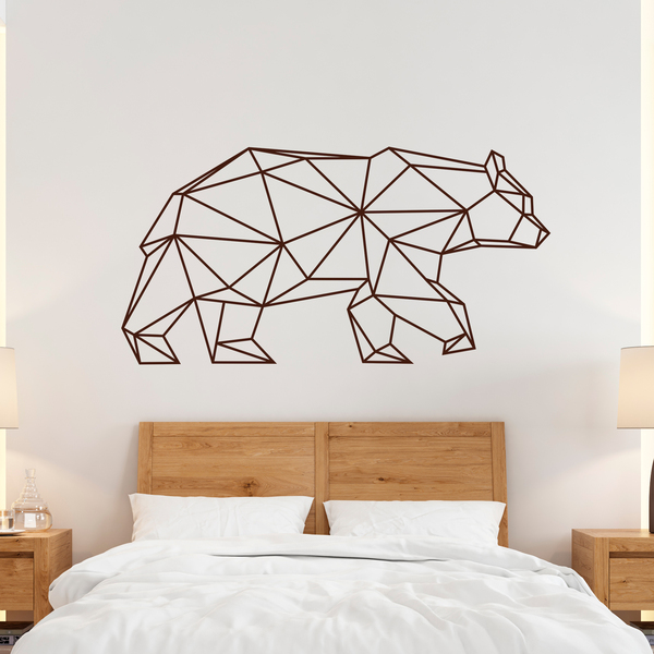 Wall Stickers: Origami Geometric Bear