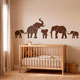 Wall Stickers: Herd of elephants 6