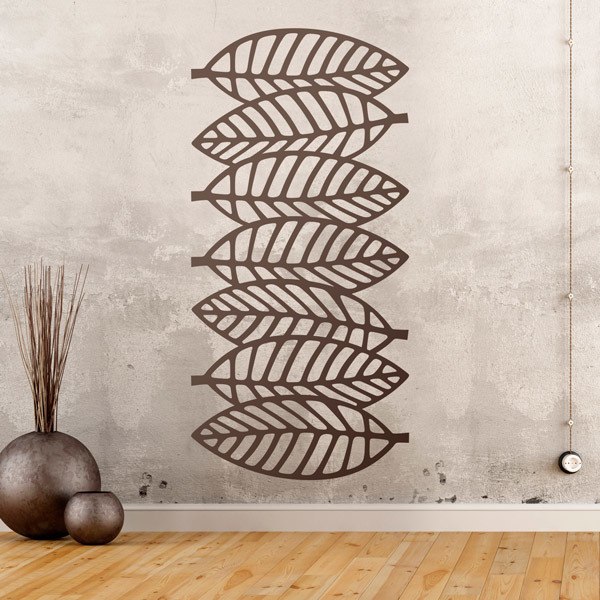 Wall Stickers: Leaf ornamental print sheet 3