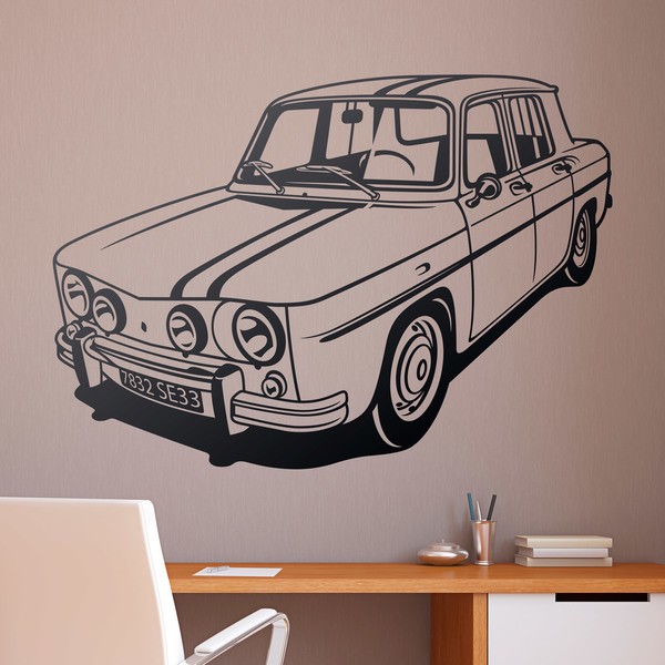 Wall Stickers: Renault 8 0