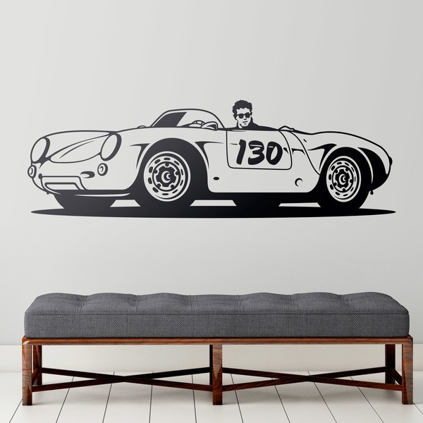 Wall Stickers: Porsche 550 Spider Little Bastard