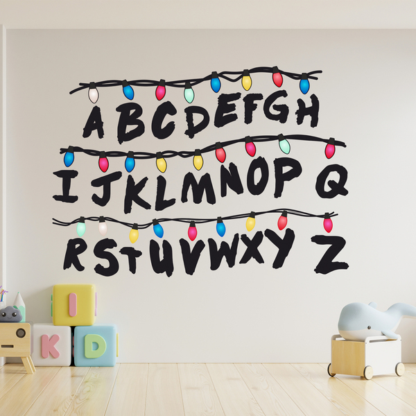 Wall Stickers: Stranger Things Alphabet