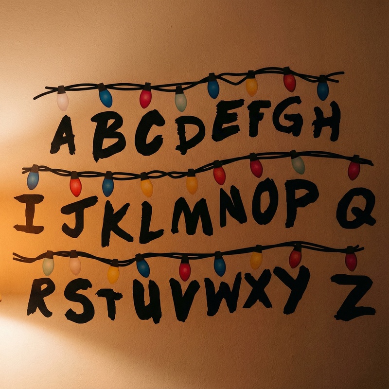 Wall Stickers: Stranger Things Alphabet