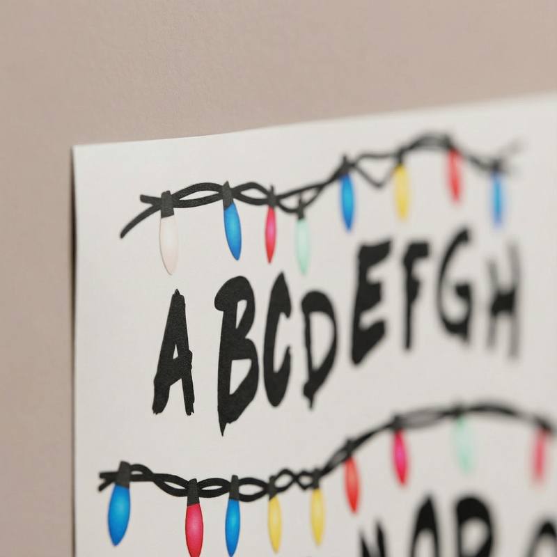 Wall Stickers: Stranger Things Alphabet