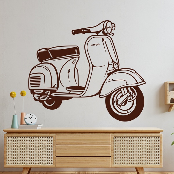 Wall Stickers: Moto Vespa