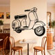 Wall Stickers: Moto Vespa 12