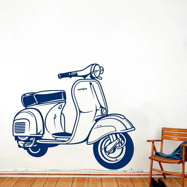 Wall Stickers: Moto Vespa