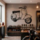 Wall Stickers: Moto Vespa 6
