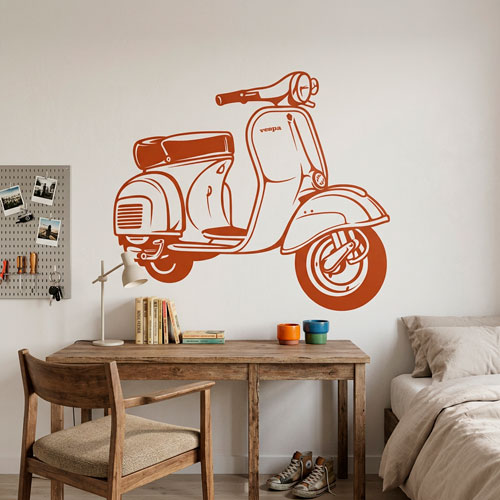 Wall Stickers: Moto Vespa