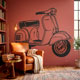 Wall Stickers: Moto Vespa 9