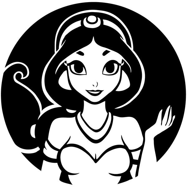 Stickers for Kids: Aladdin, Princesa Jasmine