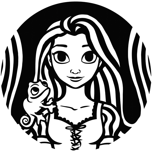Stickers for Kids: Tangled, Princess Rapunzel