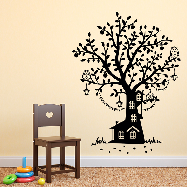 Stickers for Kids: Owl Tree Cottage