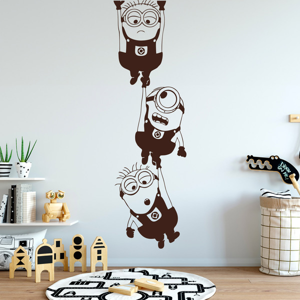 Wall Stickers: Minions hanging