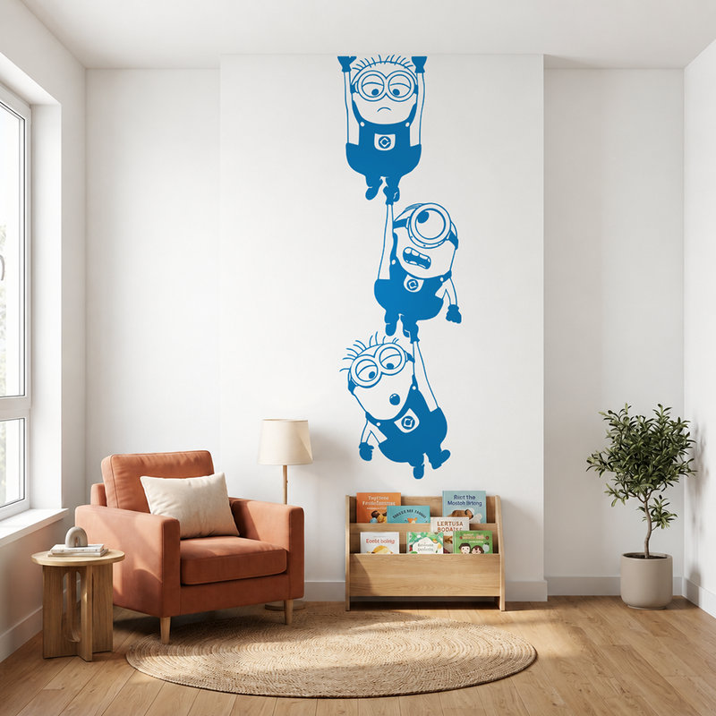 Wall Stickers: Minions hanging