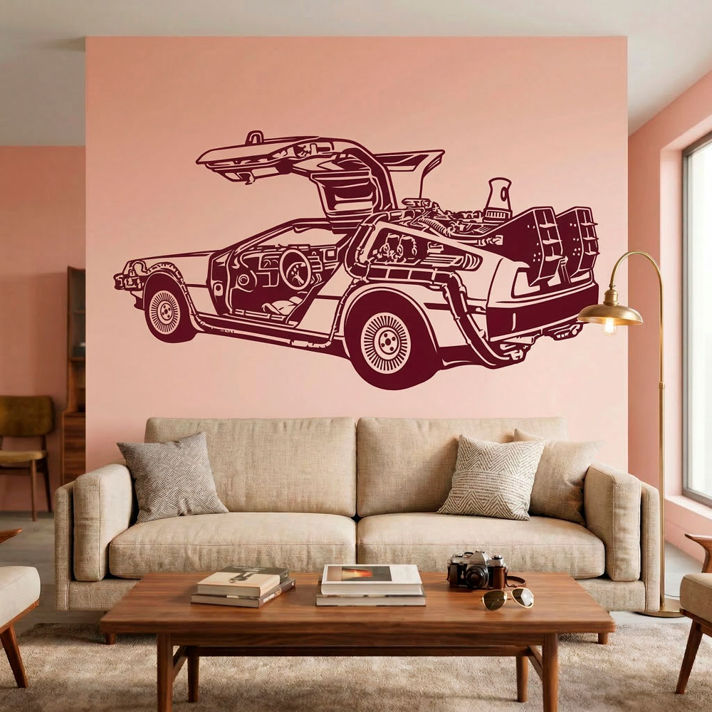 Wall Stickers: DeLorean