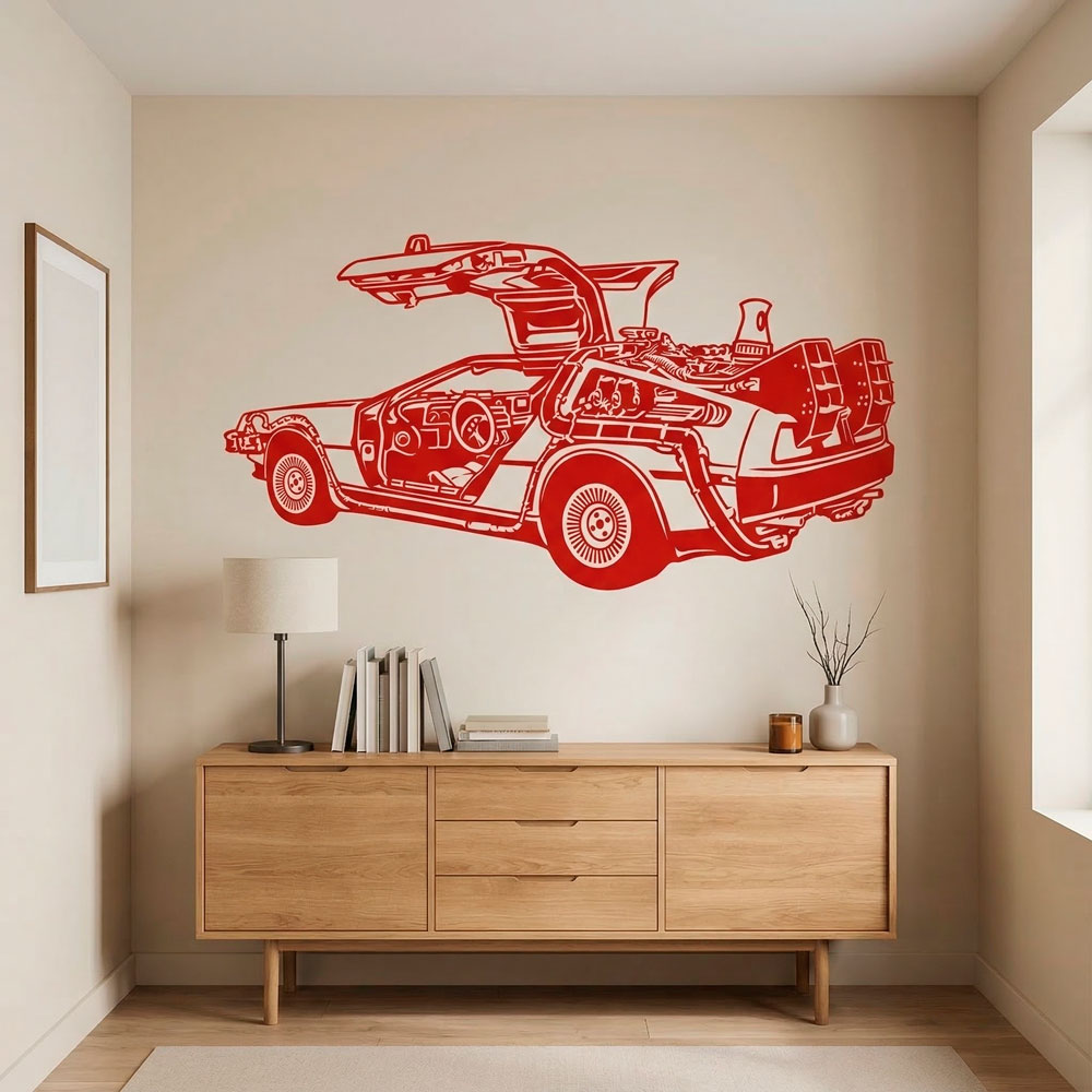 Wall Stickers: DeLorean