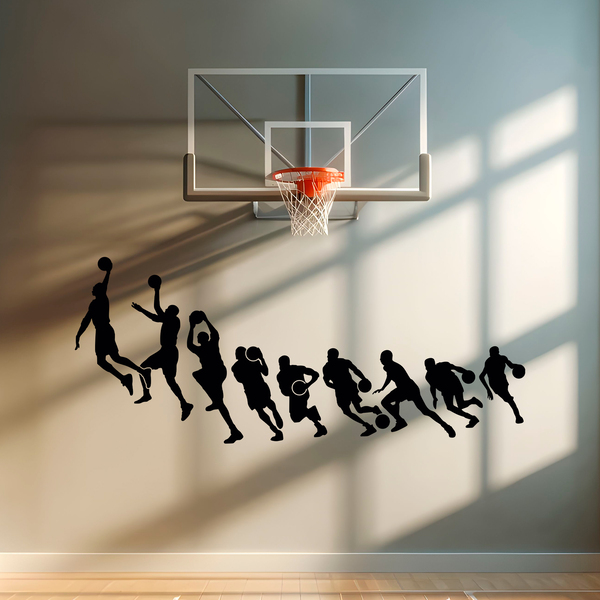 Wall Stickers: Michael Jordan Basket silhouettes